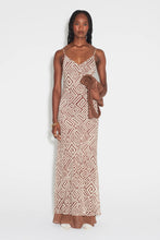 Load image into Gallery viewer, Olivia Slip Dress Geo Maze | Hansen &amp; Gretal