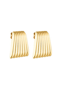 Caterpillar Earrings - Gold | Porter