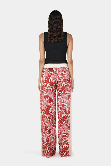 Empress Relaxed Pant Scarlet Garden / Hansen&Gretel