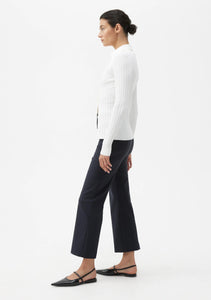 Vaucluse Crop Trouser Navy / Morrison