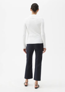 Vaucluse Crop Trouser Navy / Morrison