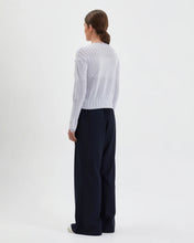 Load image into Gallery viewer, Elle Cardi Pearl / Iris &amp; Wool