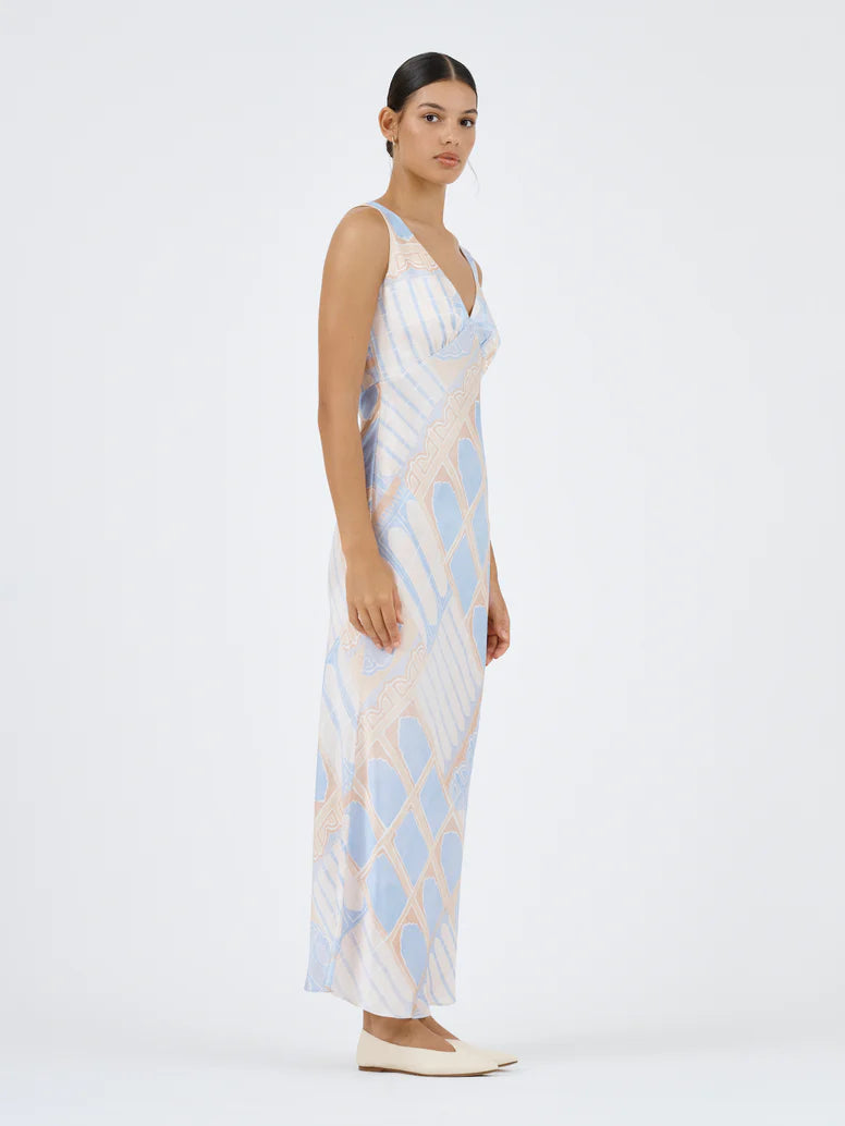 Zelena Midi Dress - Jaipur Wallpaper / Roame