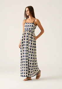 Lara Crochet Maxi, Navy | Ministry of Style