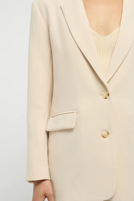 Delos Tailored Blazer, Buttercream | Friend of Audrey