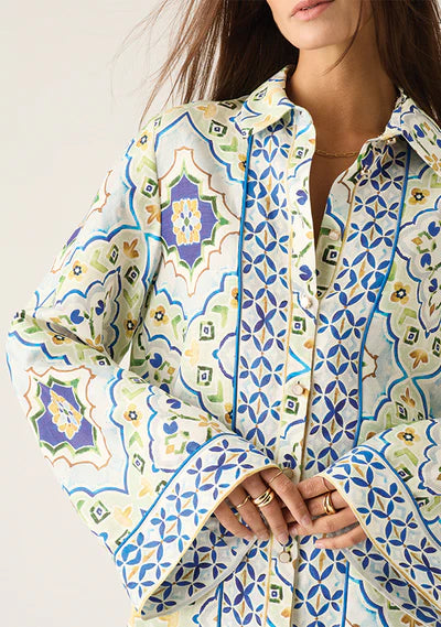 Filipa Print Shirt | MOS