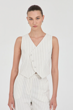 Load image into Gallery viewer, Jayden Stripe Waistcoat | Friend of Audrey