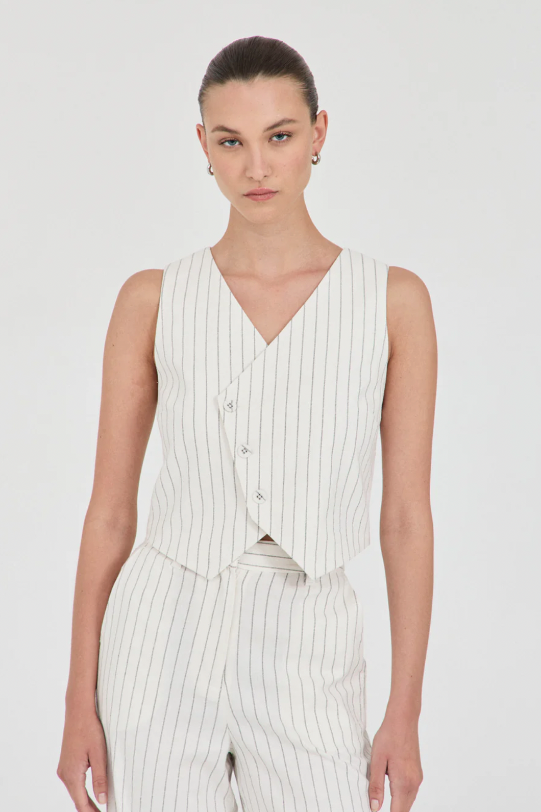 Jayden Stripe Waistcoat | Friend of Audrey