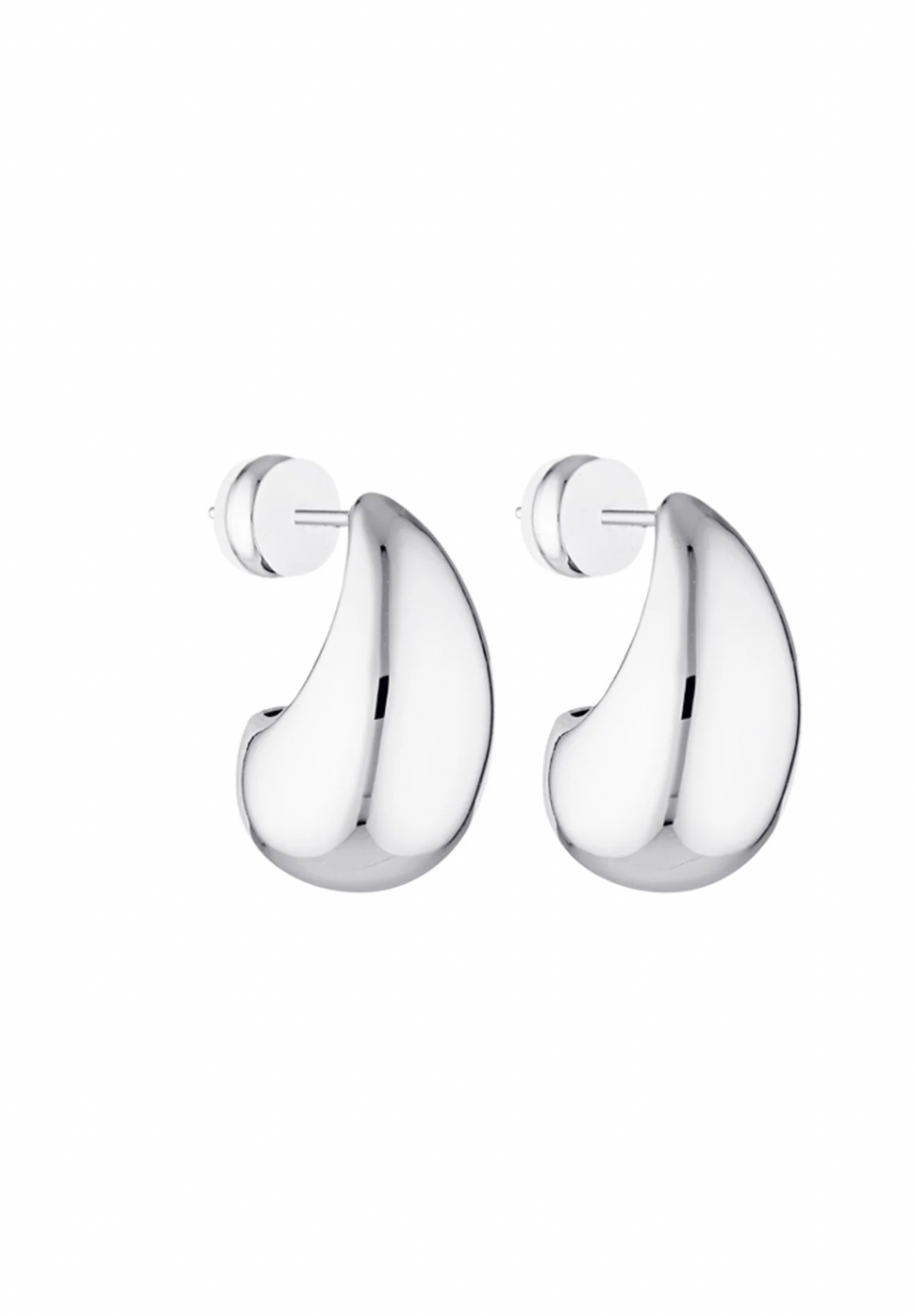 Baby Blob Earrings, Silver | Porter