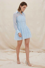 Load image into Gallery viewer, Enigma Semi Sheer Shirt Dress | SOVERE