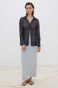 Volition Maxi Skirt, Moon | Sovere