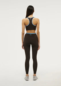 Stellar Sports Bra, Coffee/Bright Blue | PE Nation