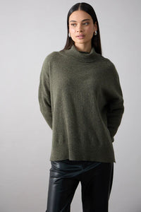 Gigi Step Rollneck, Military | Mia Fratino