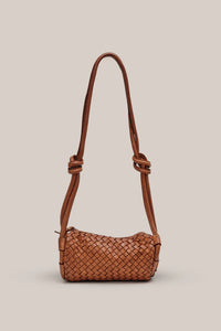 Woven Tube Crossbody Tan | Vestirsi