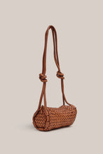 Load image into Gallery viewer, Woven Tube Crossbody Tan | Vestirsi