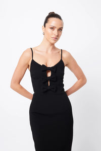 Tantalise Dress Black | Mossman