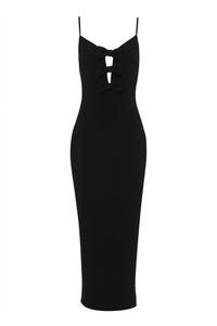 Tantalise Dress Black | Mossman