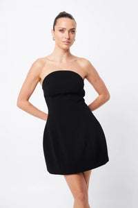 Tantalise Mini Dress, Black | Mossman