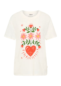 Fallen Hearts Classic Tee off white / Auguste the Label