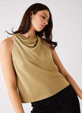 Load image into Gallery viewer, Sevilla Halter Top Olive / Esmaee