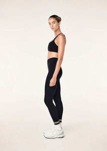 Wander Full Length Legging, Black and Tarmac | PE Nation