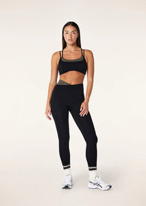 Wander Full Length Legging, Black and Tarmac | PE Nation