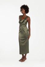 Load image into Gallery viewer, Alabastra Dress Maple Satin | One Fell Swoop