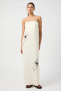 Dream State Strapless Dress, Cream | Third Form