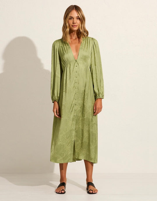 Arwen Midi Dress, Sage | Auguste the Label