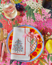 Load image into Gallery viewer, Noel Embroidered Linen Napkin Set One Size | Kip &amp; Co