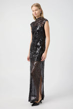 Load image into Gallery viewer, Reflection Sequin Maxi Dress, Black | Third Form