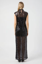 Load image into Gallery viewer, Reflection Sequin Maxi Dress, Black | Third Form