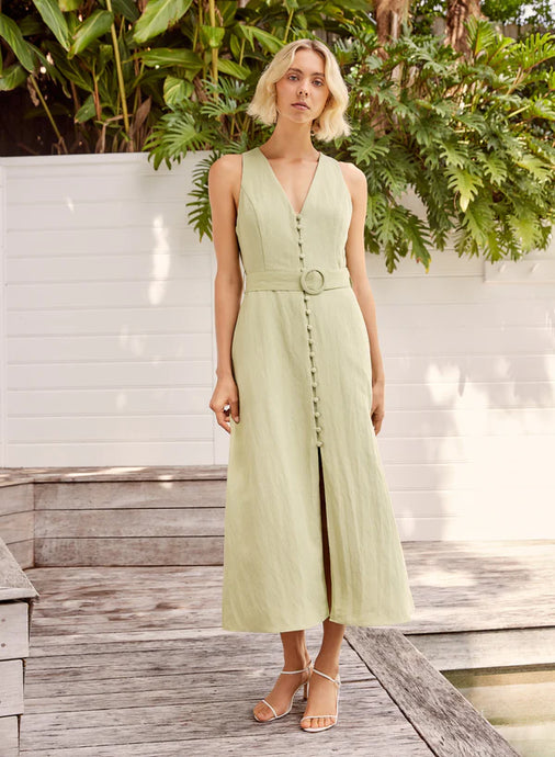 Ritual Midi Dress, Fern | Esmaee