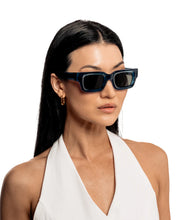 Load image into Gallery viewer, Turin Sunglasses, Dark Sapphire | Vieux