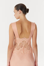 Load image into Gallery viewer, Visions Lace Deep V Maxi Dress, Coral | Third Form