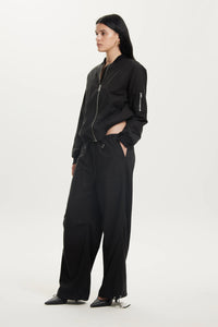 Streetwise Parachute Pants, Black | Third Form